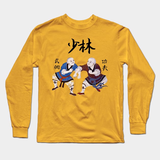 Shaolin Kung Fu Long Sleeve T-Shirt by Genbu